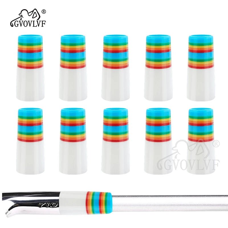 0.355 Golf Ferrules – Rainbow Stripe Edition - Supercart88 - Golf Ferrules0.355 Golf Ferrules – Rainbow Stripe Edition