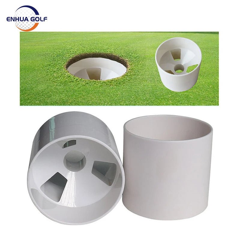 4'' White Plastic Golf Hole Cup - Supercart88 - Golf Training Aids4'' White Plastic Golf Hole Cup