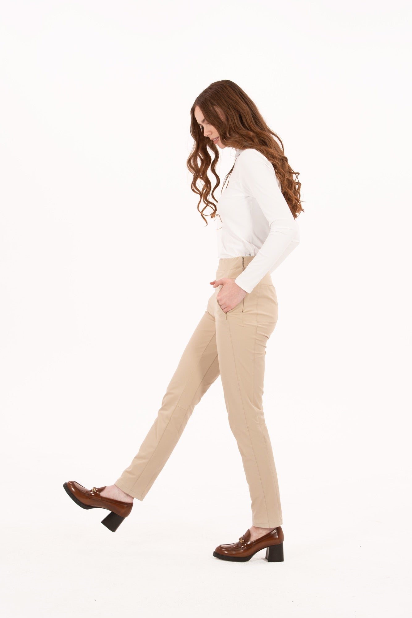 Slim Side Zip Pant