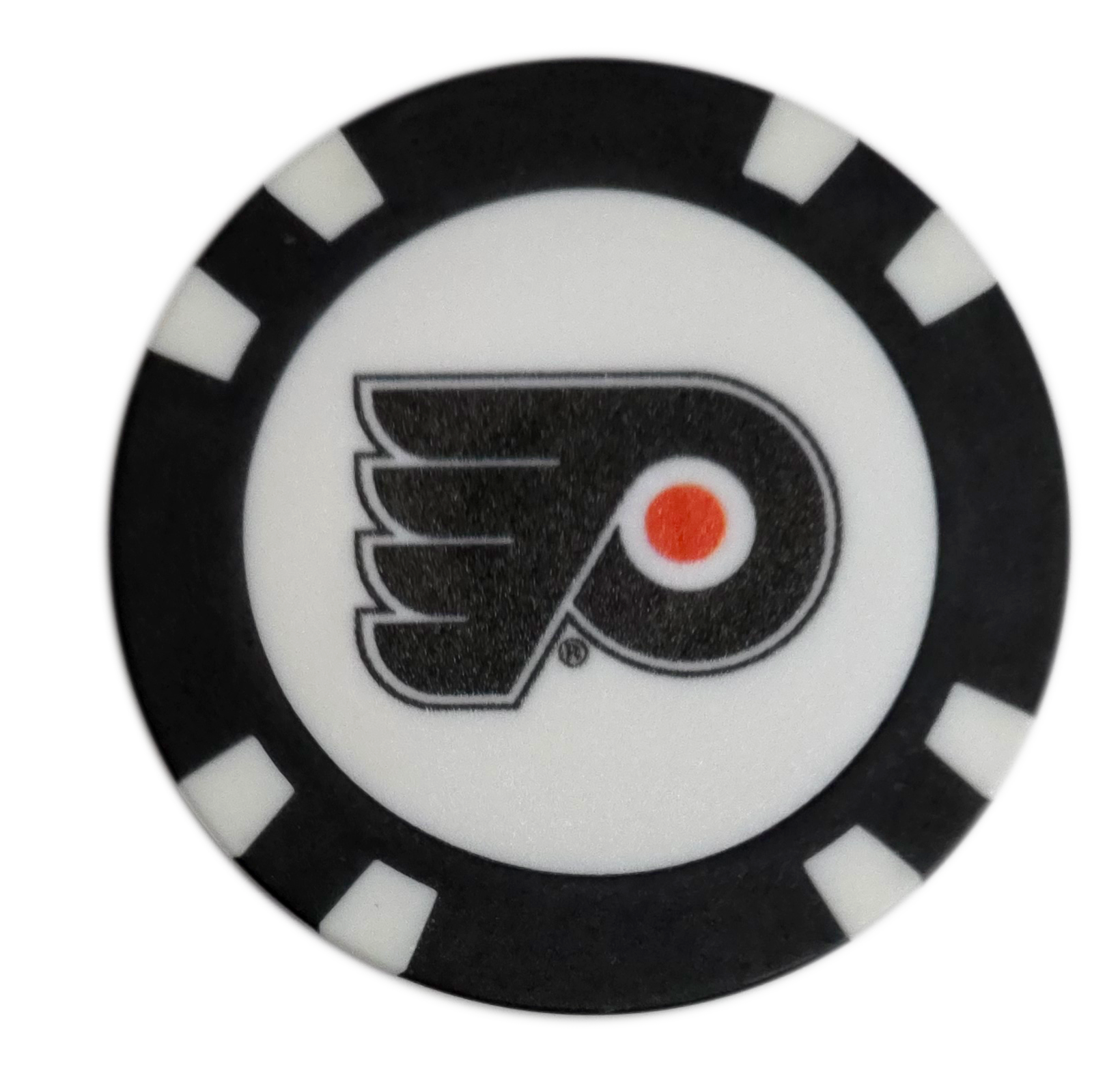 Officially Licensed Philadelphia Flyers Poker Chip Golf Ball Marker