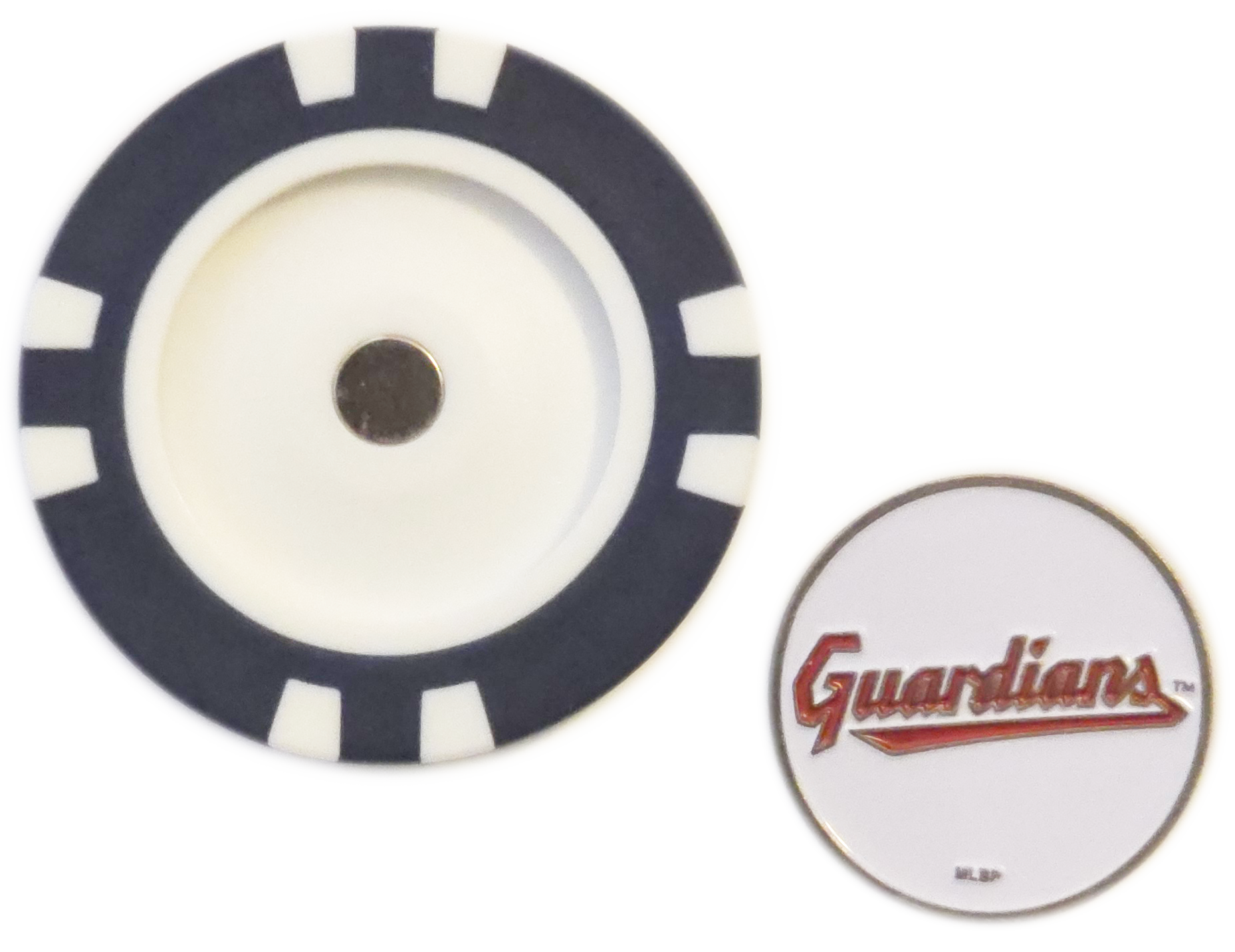 Officially Licensed Cleveland Guardians Poker Chip Ball Marker