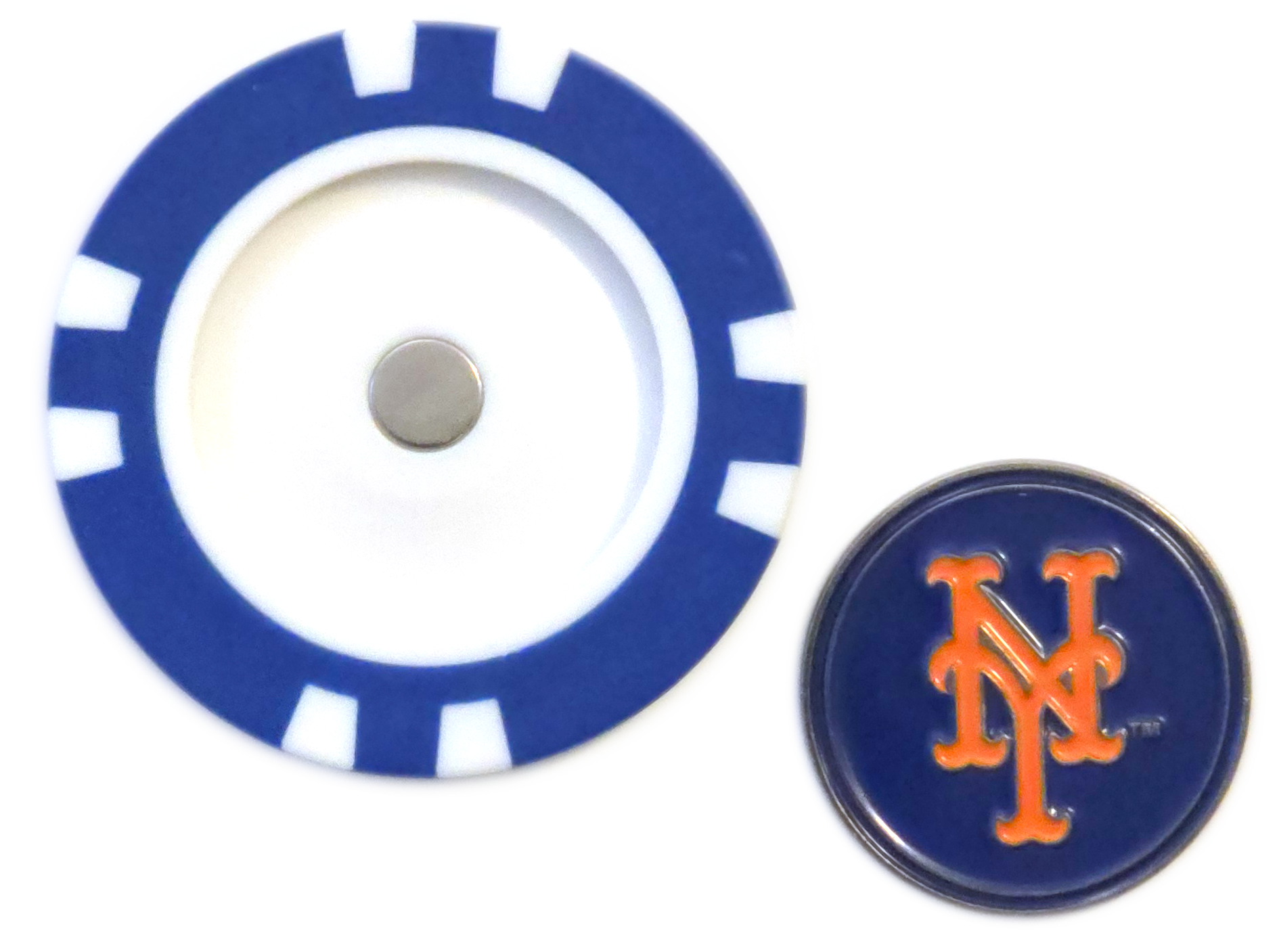 Officially Licensed New York Mets Poker Chip Ball Marker