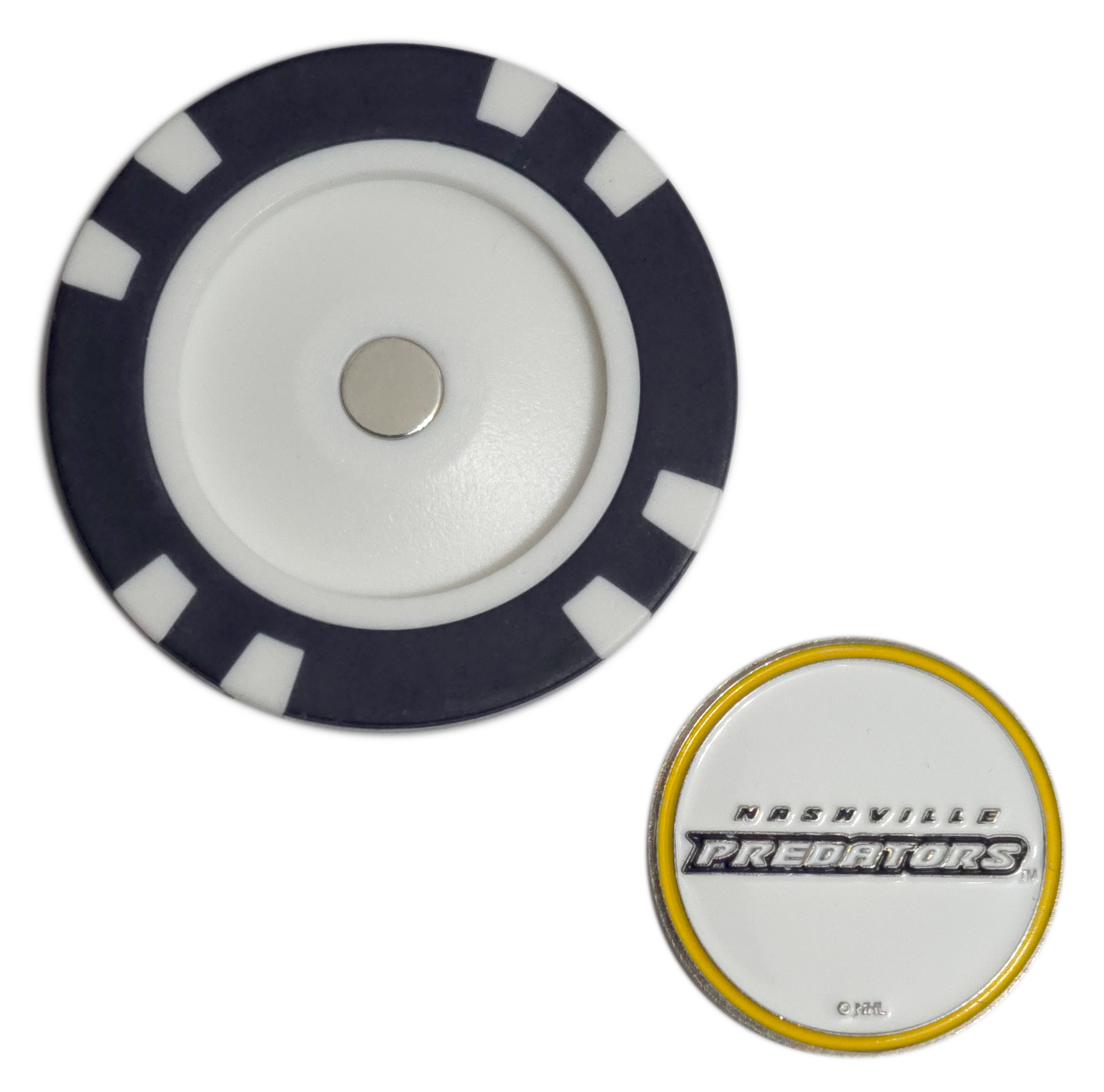 Officially Licensed Nashville Predators Poker Chip Golf Ball Marker