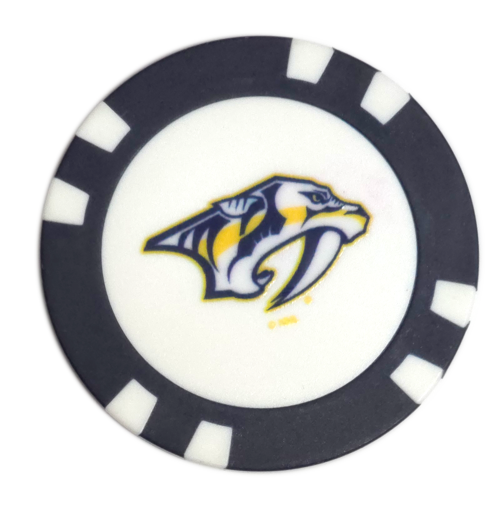 Officially Licensed Nashville Predators Poker Chip Golf Ball Marker