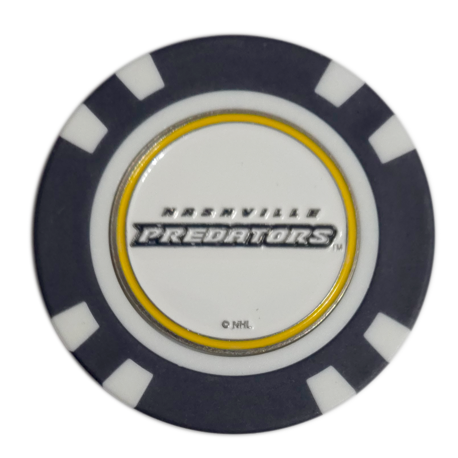 Officially Licensed Nashville Predators Poker Chip Golf Ball Marker