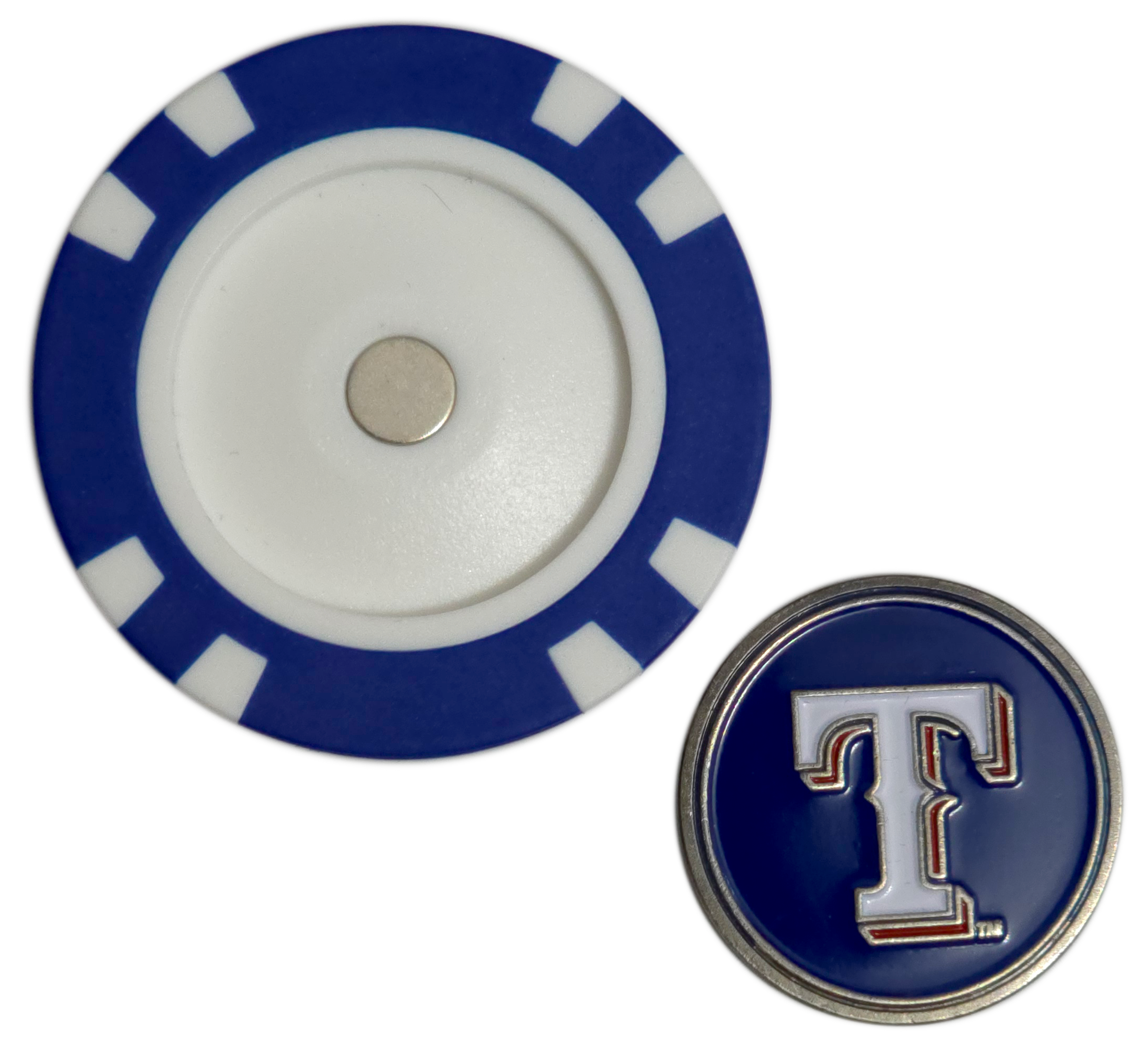 Officially Licensed Texas Rangers Poker Chip Golf Ball Marker