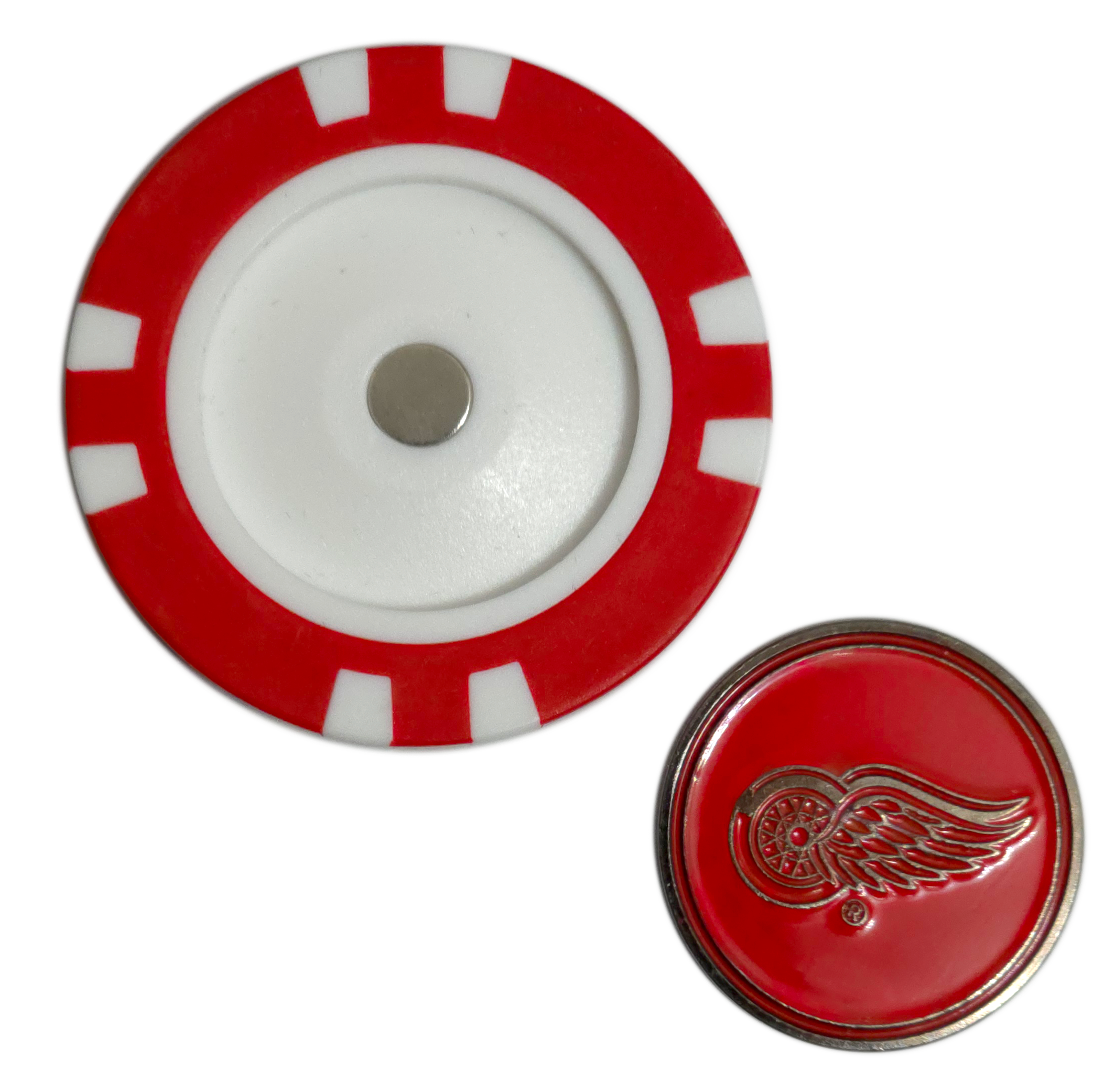 Officially Licensed Detroit Red Wings Poker Chip Golf Ball Marker