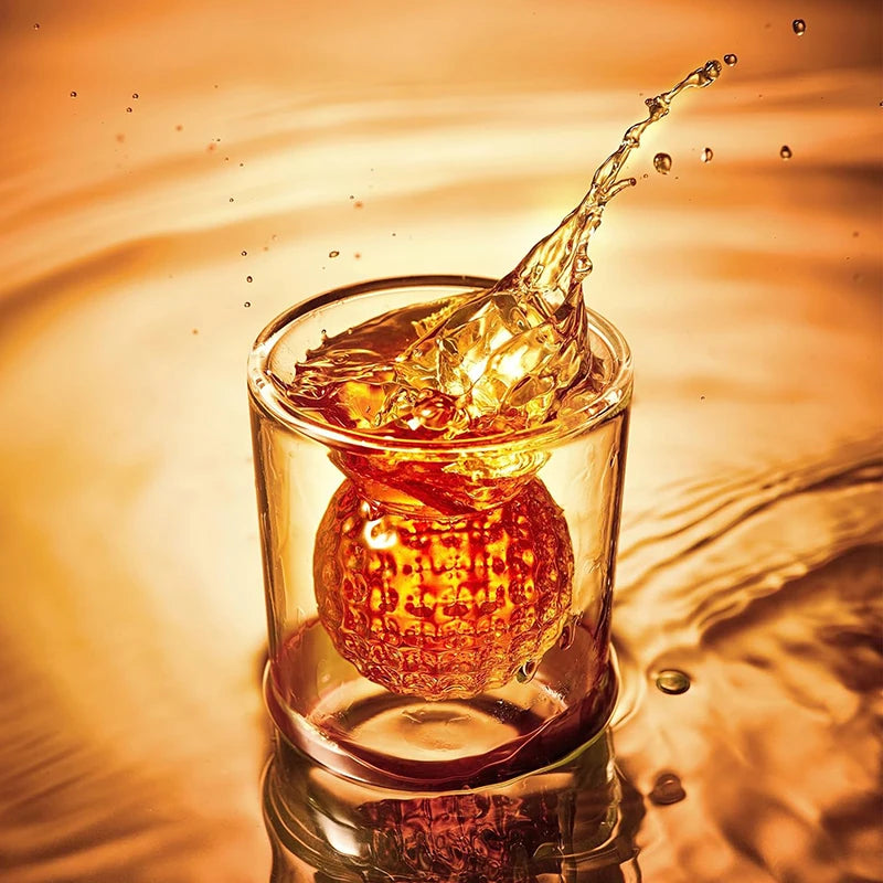 Golf Decanter Whiskey Set with Golf Ball Shot Glasses