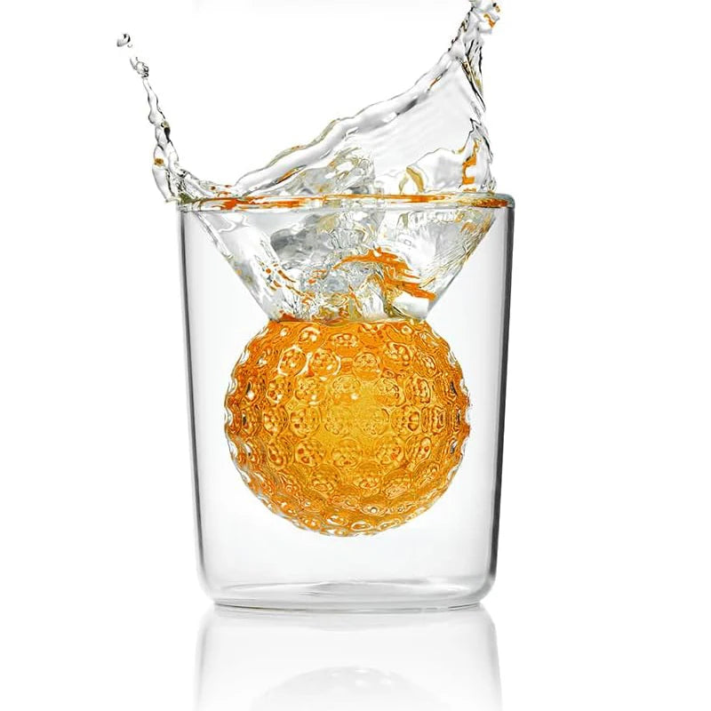 Golf Decanter Whiskey Set with Golf Ball Shot Glasses