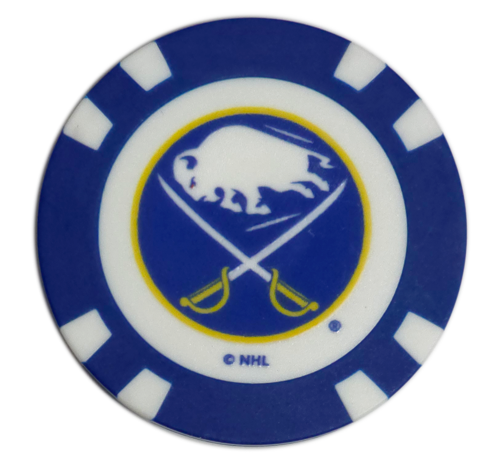 Officially Licensed Buffalo Sabres Poker Chip Ball Marker