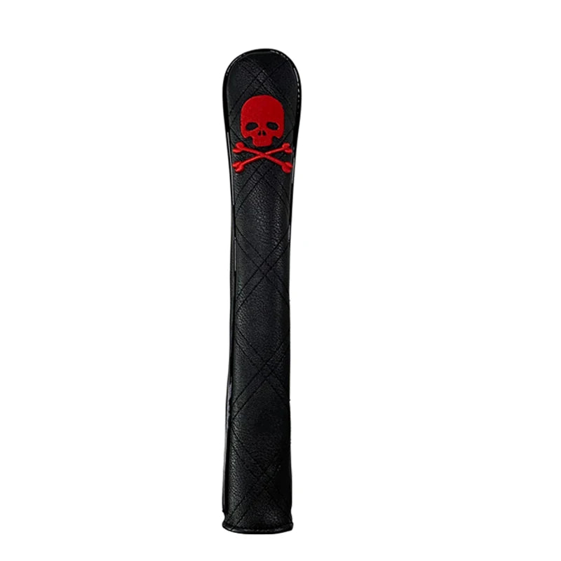 Golf Wood Cover PU Material For Driver Fairway Hybrid Waterproof Protector Cover Skull Pattern Soft Durable Golf Club Covers