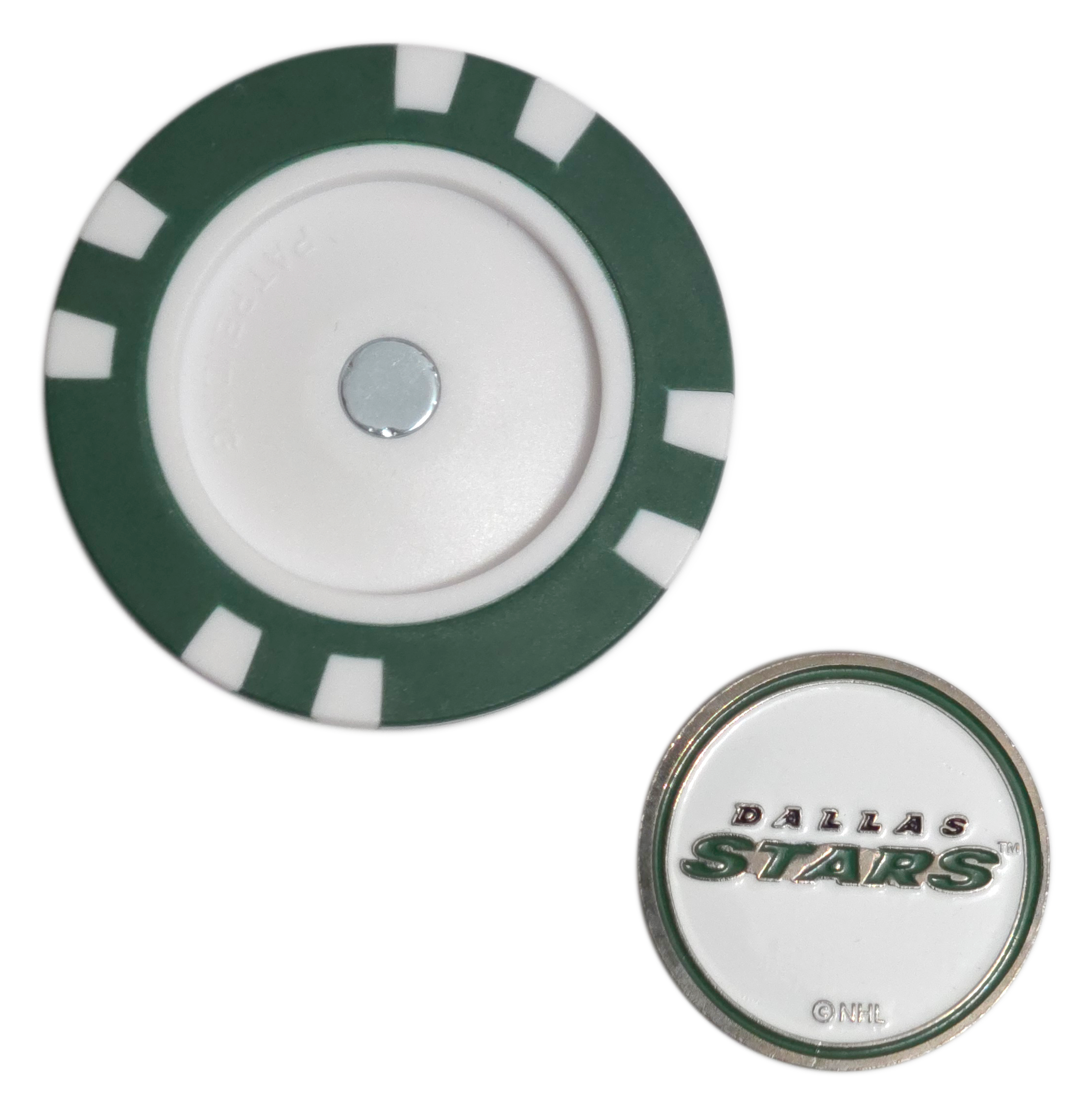 Officially Licensed Dallas Stars Poker Chip Ball Marker
