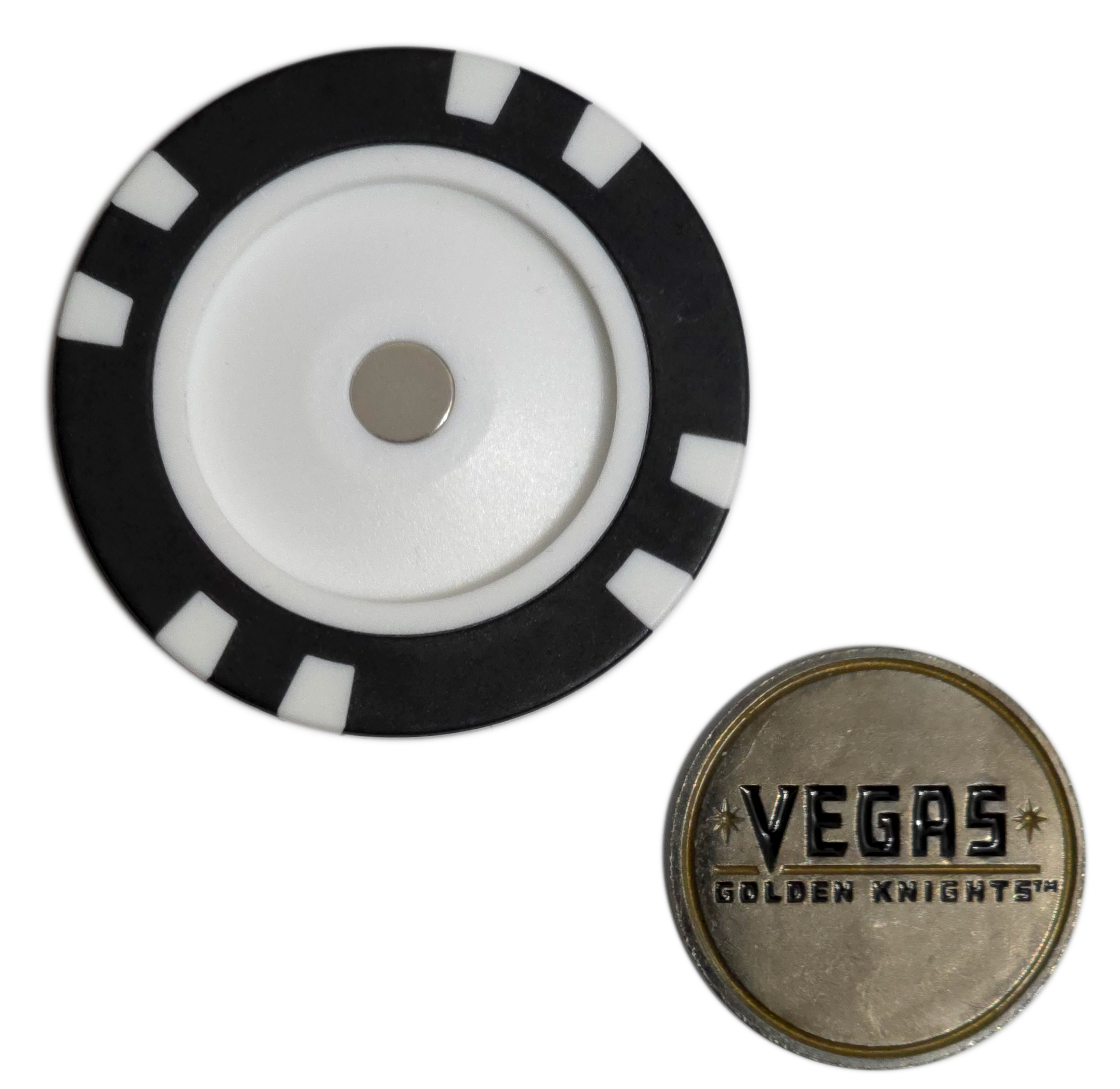 Officially Licensed Vegas Golden Knights Poker Chip Golf Ball Marker