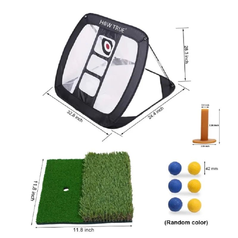 Backyard Birdie Golf Chipping Combo : Practice Net - Supercart88 - Chipping NetGreenBackyard Birdie Golf Chipping Combo : Practice Net