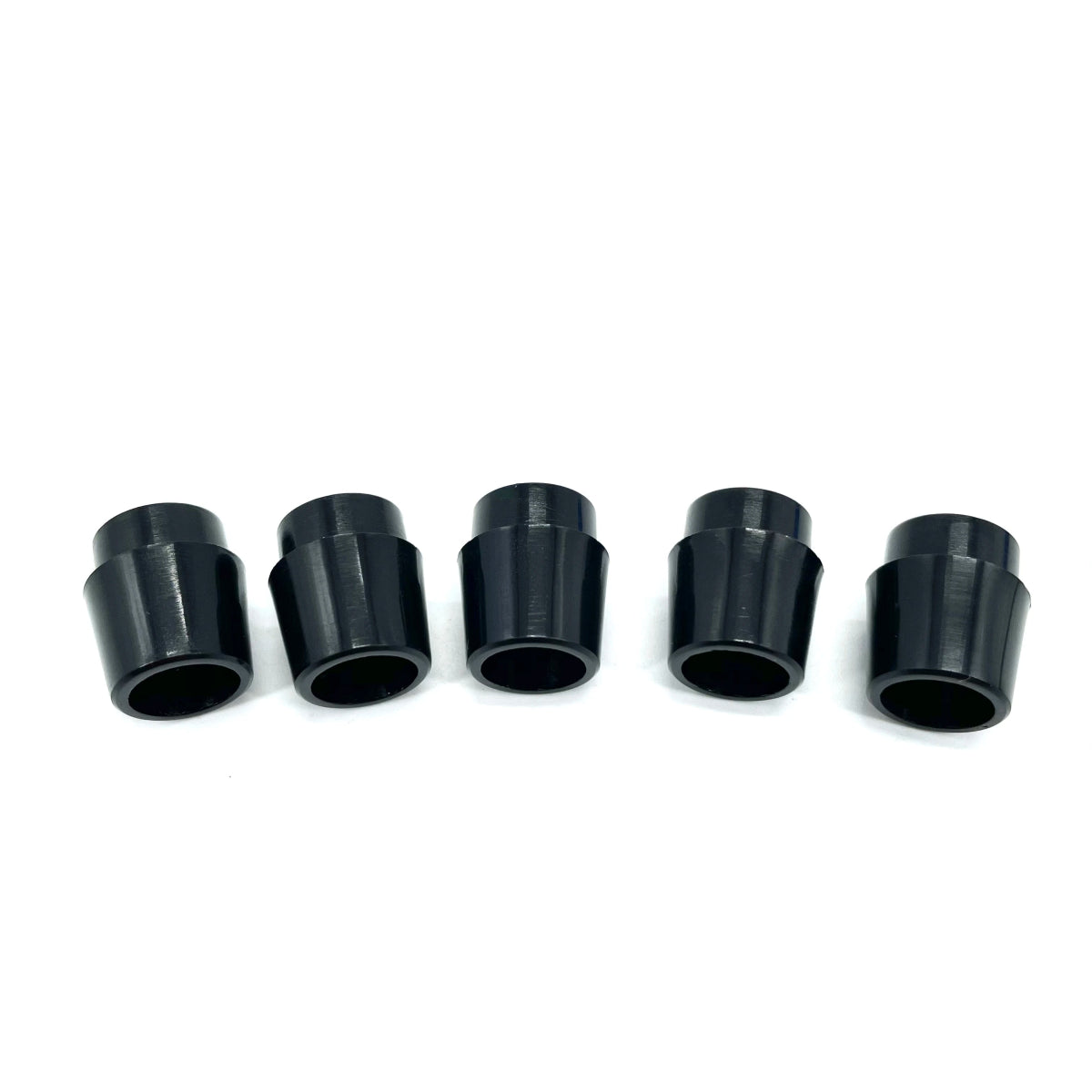 Black Golf Ferrules Fit for Callaway 815 816 GBB EPIC FLASH 10 - Pack - Supercart88 - Golf Ferrules0.350 (10 pcs)Five black golf ferrules, highlighting their design and compatibility with Callaway 815, 816, GBB, and EPIC FLASH shaft sleeve adapter replacement tips.