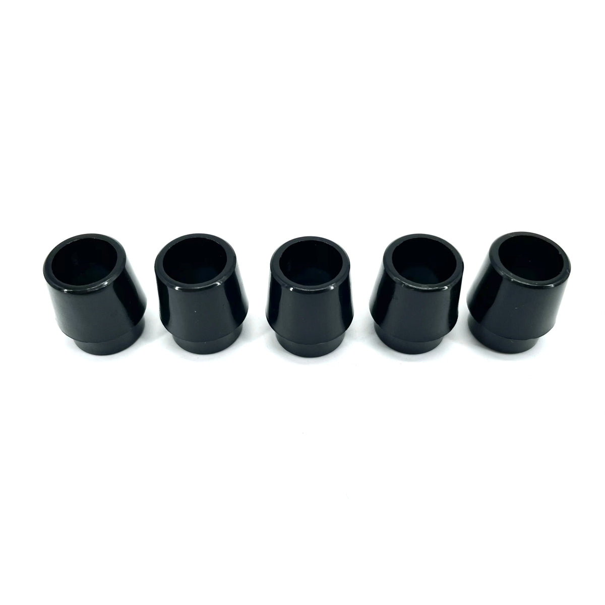 Black Golf Ferrules Fit for Callaway 815 816 GBB EPIC FLASH 10 - Pack - Supercart88 - Golf Ferrules0.350 (10 pcs)Five black golf ferrules arranged in a row, suitable for Callaway 815, 816, GBB, and EPIC FLASH shaft sleeve adapter replacement tips.
