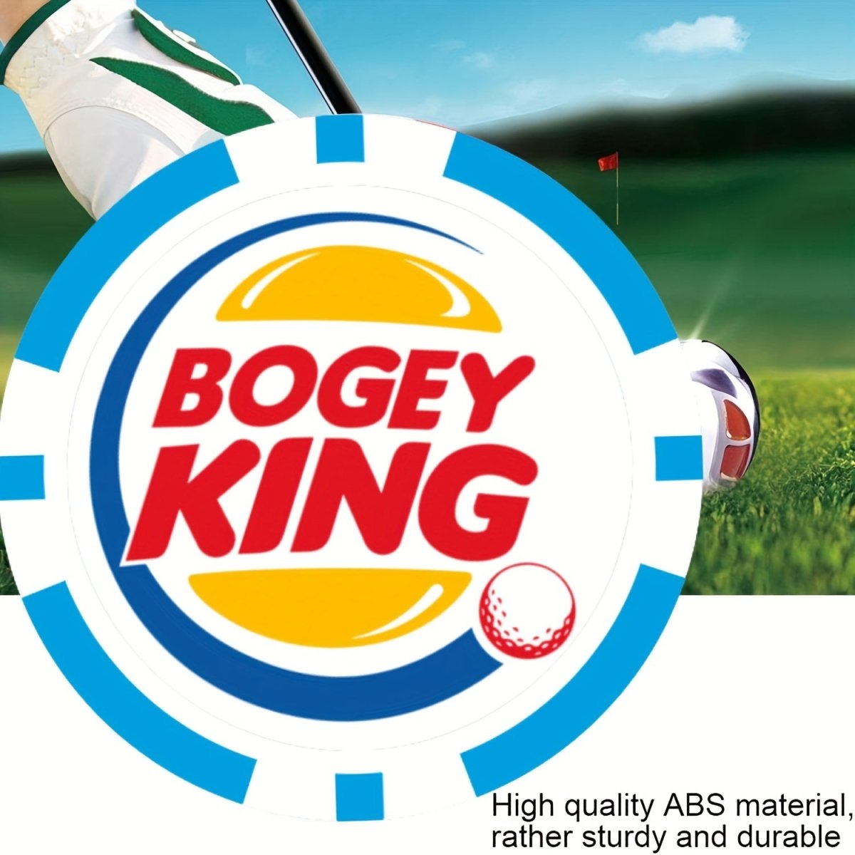 Bogey King Golf Ball Marker - Poker Chip Style - Supercart88 - Golf Ball MarkerBogey King Golf Ball Marker - Poker Chip Style