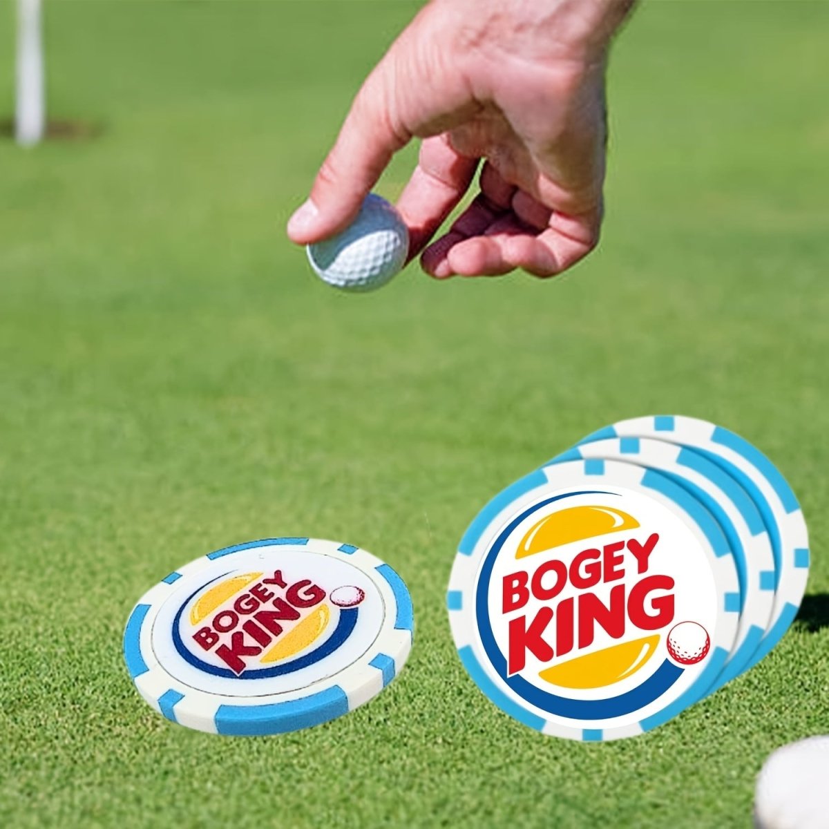 Bogey King Golf Ball Marker - Poker Chip Style - Supercart88 - Golf Ball MarkerBogey King Golf Ball Marker - Poker Chip Style