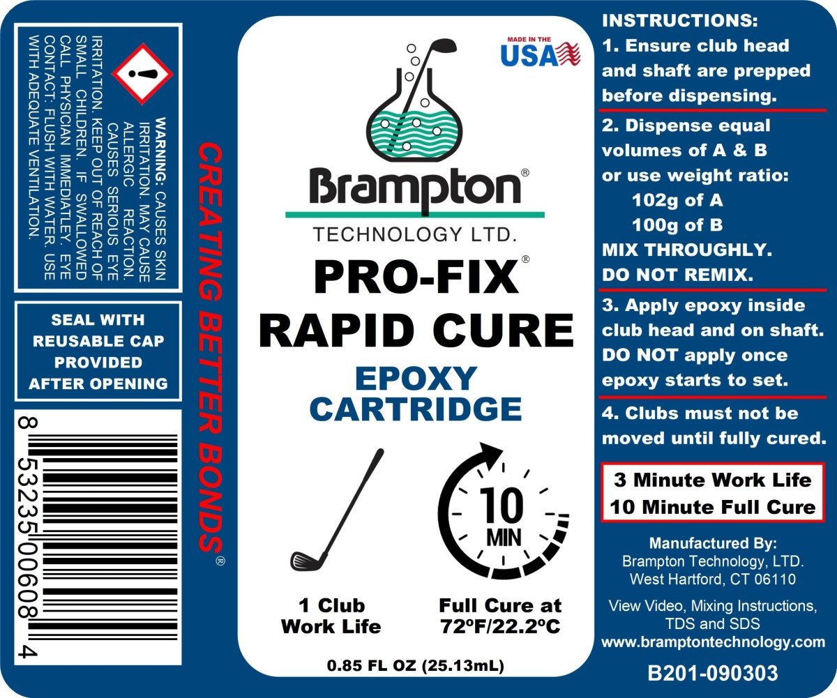 Brampton Pro Fix Rapid Cure Epoxy Syringe - Supercart88 - AdhesiveBrampton Pro Fix Rapid Cure Epoxy Syringe