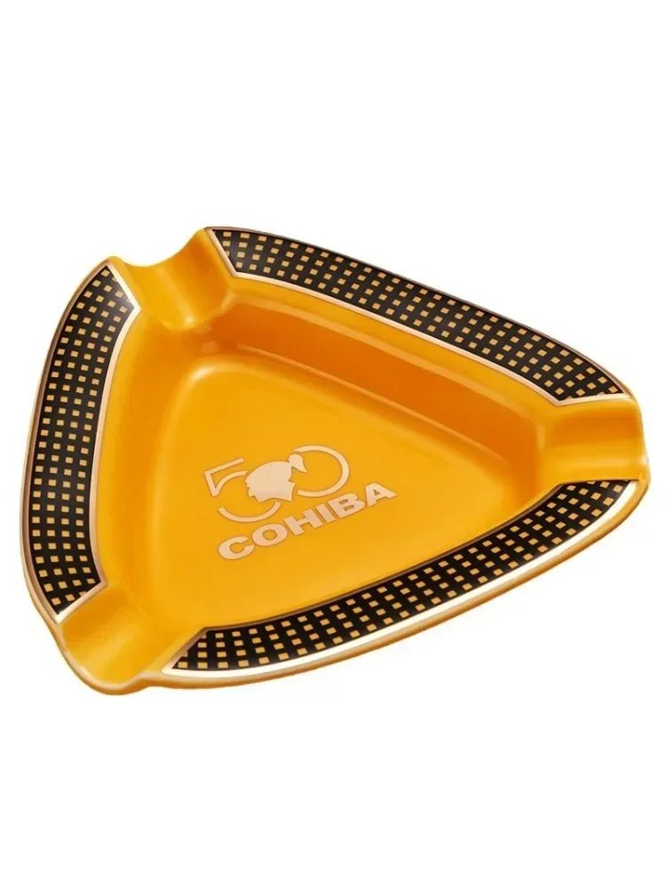 Ceramic Cigar Ashtray Collection - Supercart88 - AshtrayCohiba 50th Anniversary Triangle Ashtray45453217628352