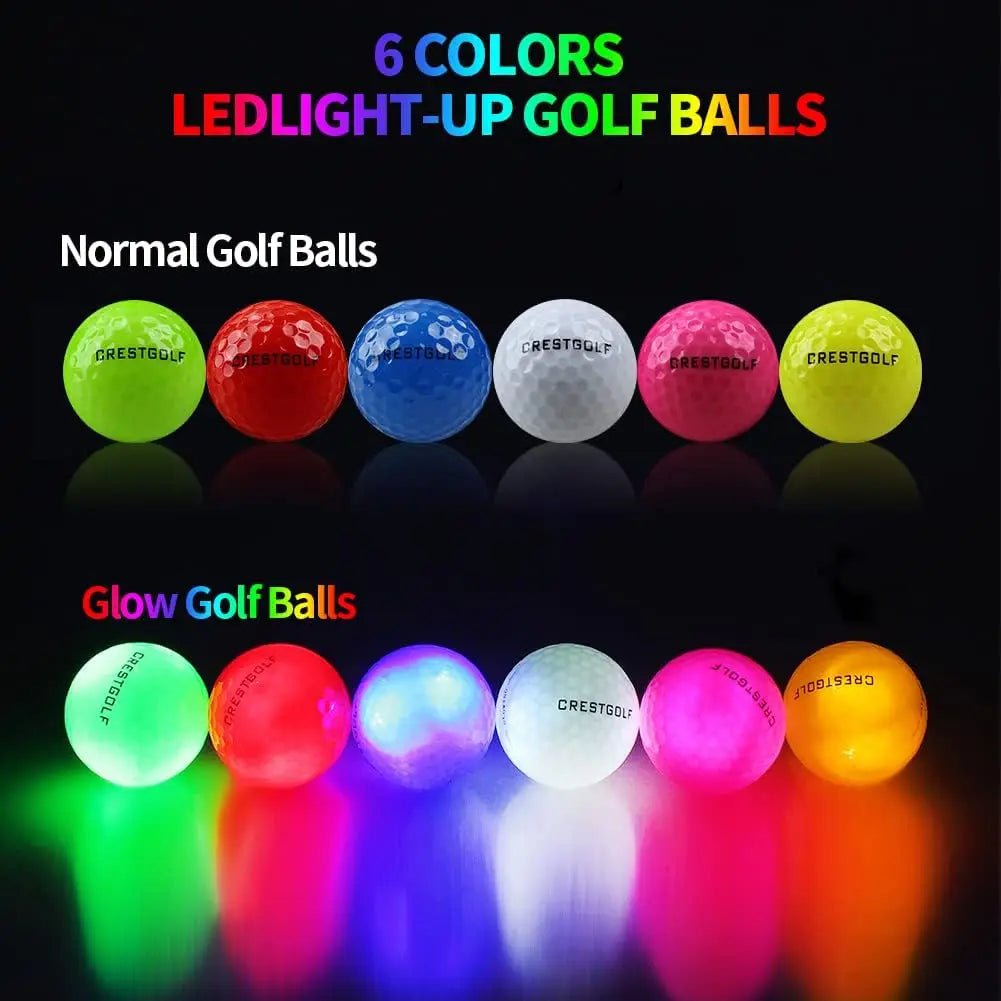 Crestgolf Cosmic Glow LED Golf Balls - Supercart88 - Neon ballsCosmic Mix - Up (3 Pcs) RYGCrestgolf Cosmic Glow LED Golf Balls