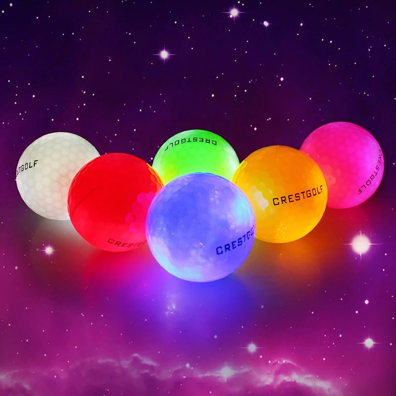 Crestgolf Cosmic Glow LED Golf Balls - Supercart88 - Neon ballsCosmic Mix - Up (30 Pcs)45086332616896