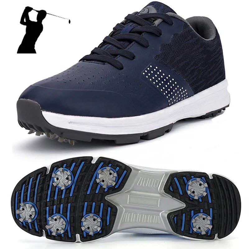 Fairway Flyers: Waterproof Golf Sneakers for the Style - Savvy Swinger - Supercart88 - Golf ShoesStormchaser Grey: For those who play bold, rain or shine.7Fairway Flyers: Waterproof Golf Sneakers for the Style - Savvy Swinger