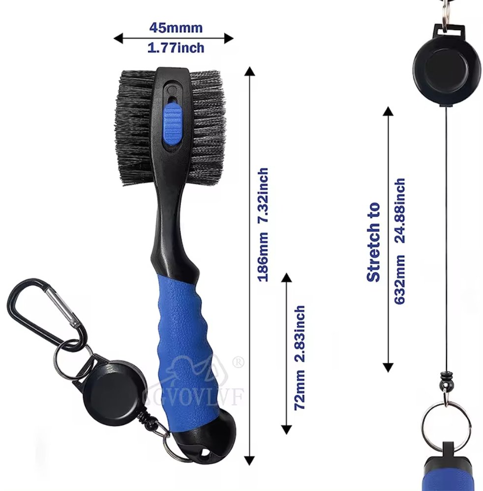 Golf Guardian 3 - in - 1 Golf Club Cleaner - Supercart88 - Golf BrushRedGolf Guardian 3 - in - 1 Golf Club Cleaner