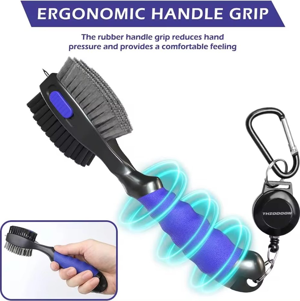 Golf Guardian 3 - in - 1 Golf Club Cleaner - Supercart88 - Golf BrushRedGolf Guardian 3 - in - 1 Golf Club Cleaner