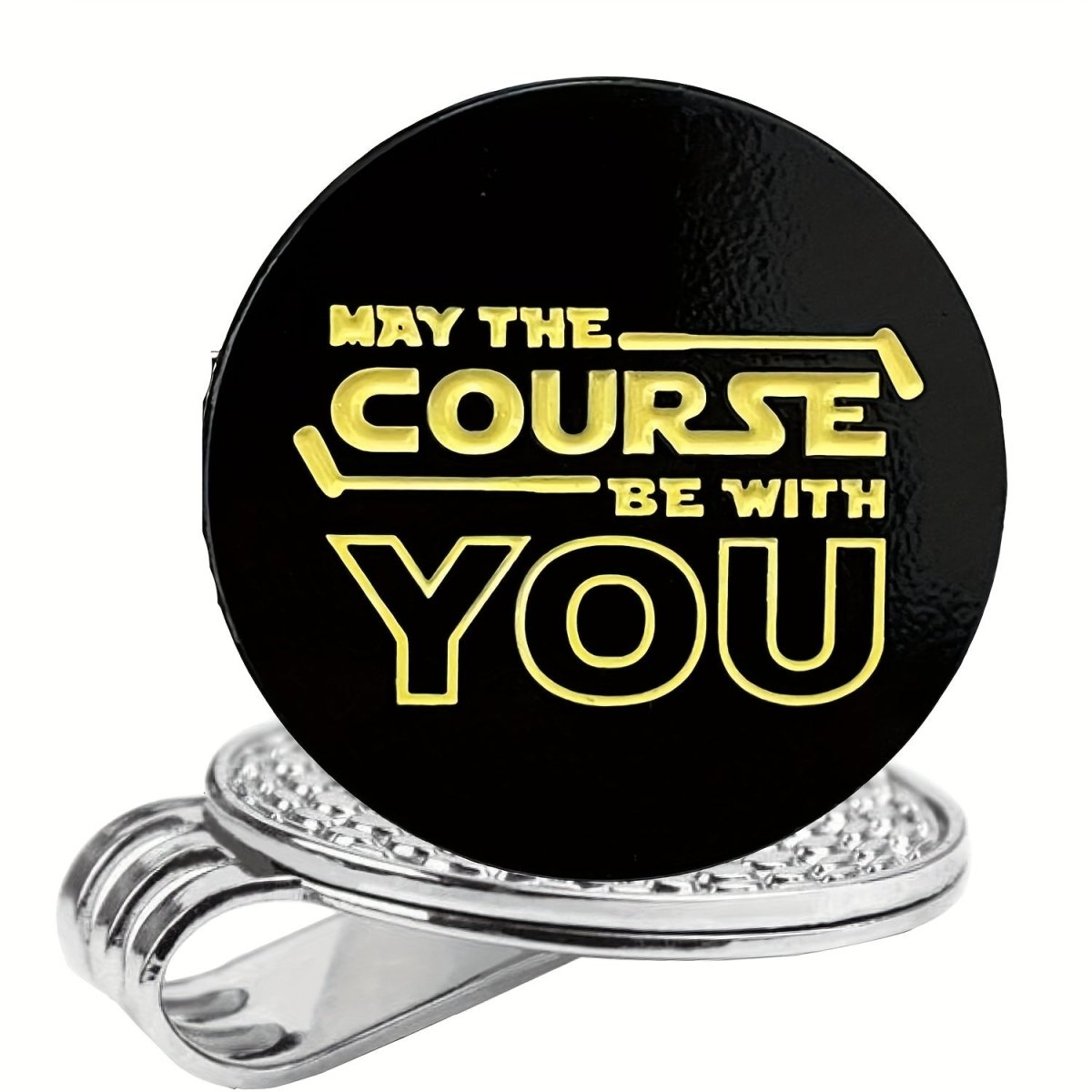 "May The Course Be With You" Golf Ball Marker - Supercart88 - Golf Ball Marker45376798064832
