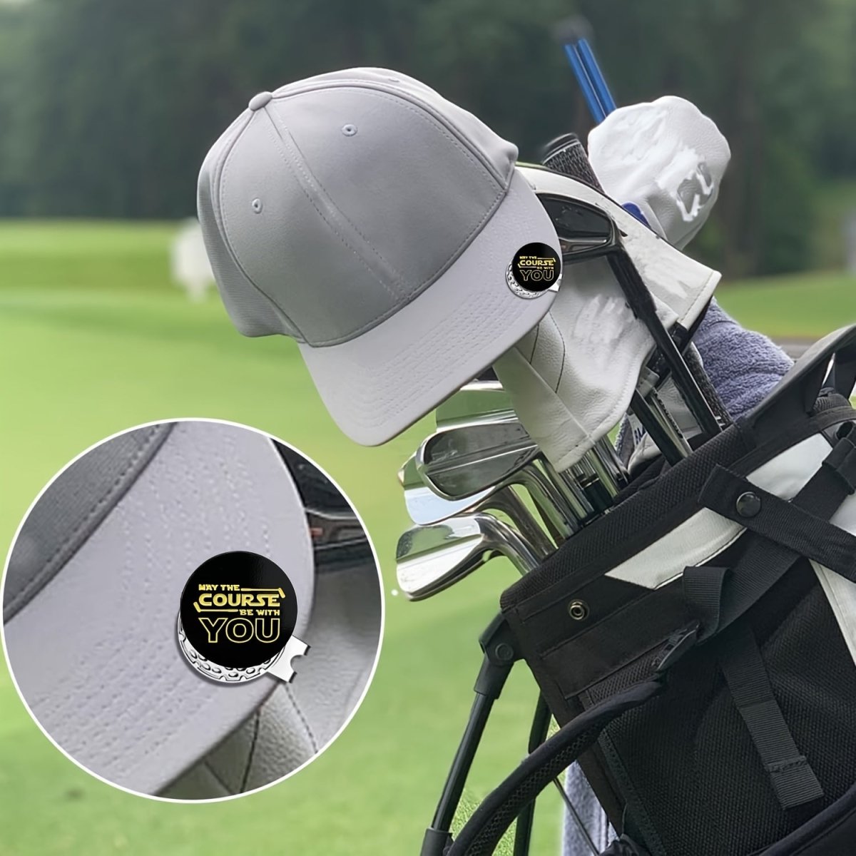 "May The Course Be With You" Golf Ball Marker - Supercart88 - Golf Ball Marker"May The Course Be With You" Golf Ball Marker