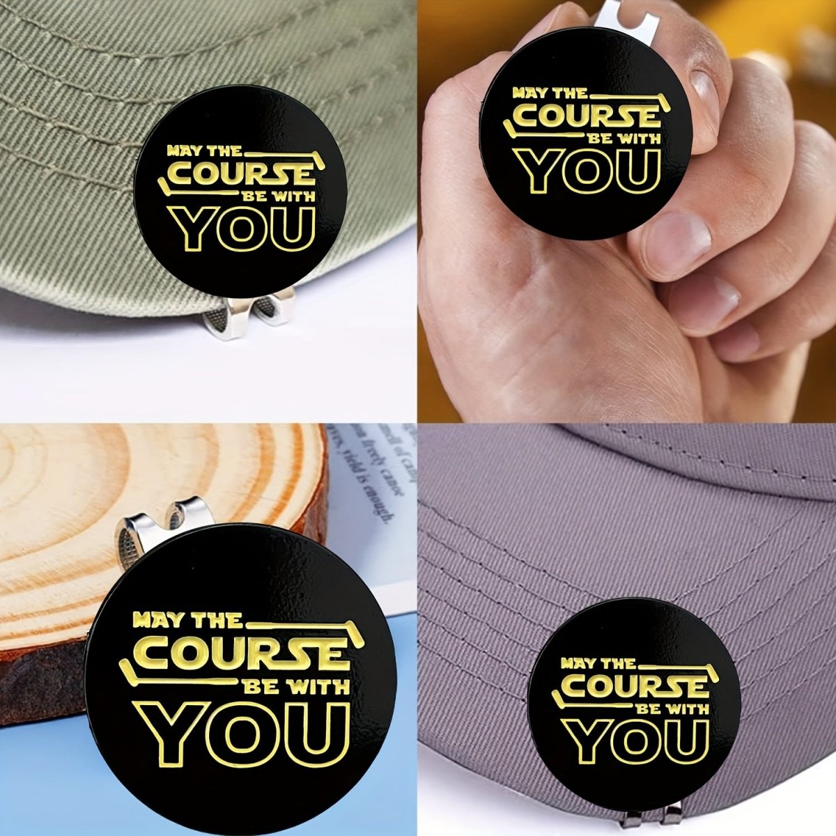 "May The Course Be With You" Golf Ball Marker - Supercart88 - Golf Ball Marker"May The Course Be With You" Golf Ball Marker