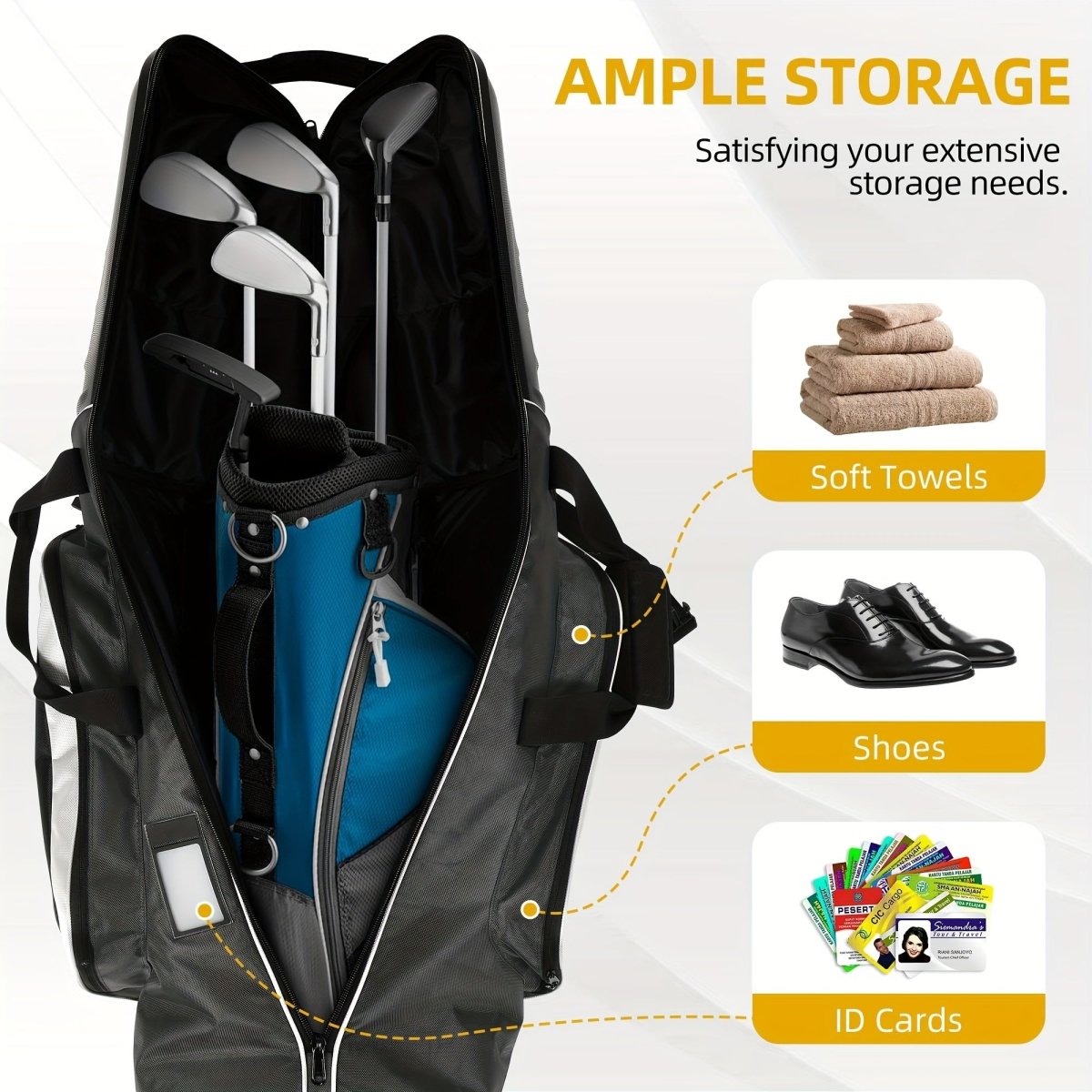 NatureHavenShop Golf Travel Bag for Airlines - Supercart88 - Golf BagNatureHavenShop Golf Travel Bag for Airlines
