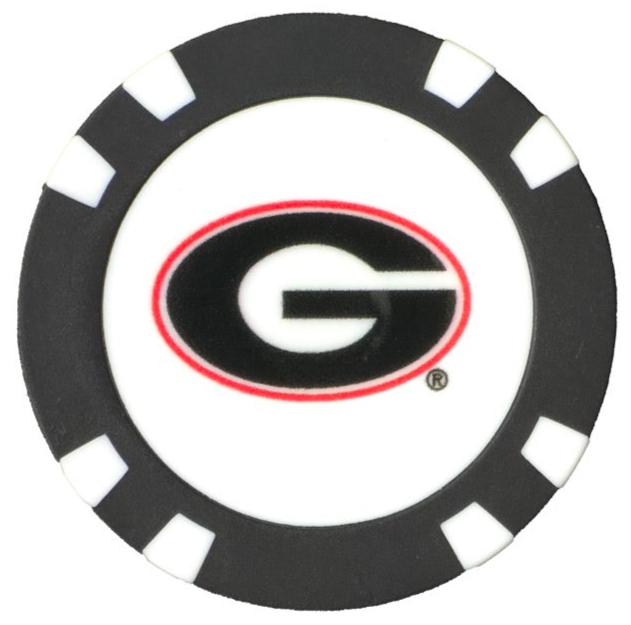 Officially Licensed Georgia Bulldogs Poker Chip Ball Marker - Supercart88 - Golf Ball MarkerOfficially Licensed Georgia Bulldogs Poker Chip Ball Marker