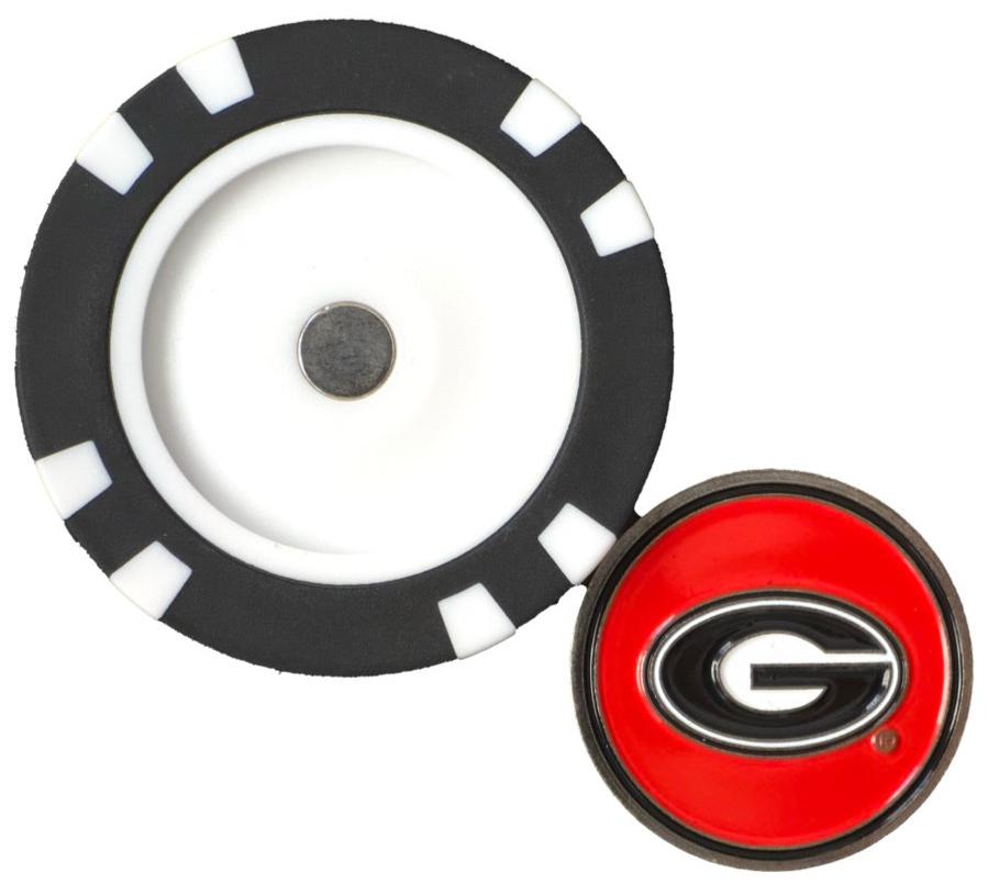 Officially Licensed Georgia Bulldogs Poker Chip Ball Marker - Supercart88 - Golf Ball MarkerOfficially Licensed Georgia Bulldogs Poker Chip Ball Marker