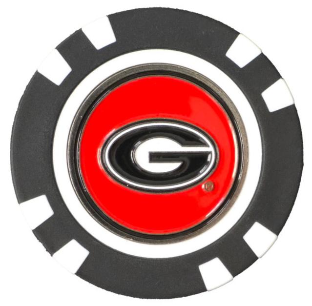 Officially Licensed Georgia Bulldogs Poker Chip Ball Marker - Supercart88 - Golf Ball MarkerOfficially Licensed Georgia Bulldogs Poker Chip Ball Marker