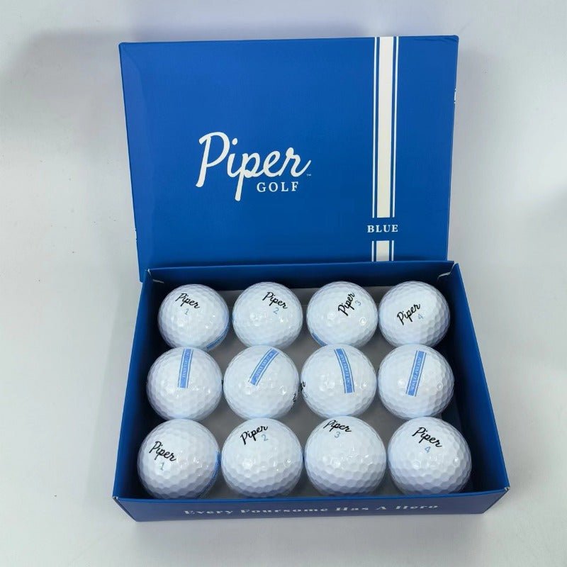 Piper Blue Premium 3 - Layer Golf Ball 12 Pack (Style: Blue Color: White) - Supercart88 - Golf Ball45418128801984