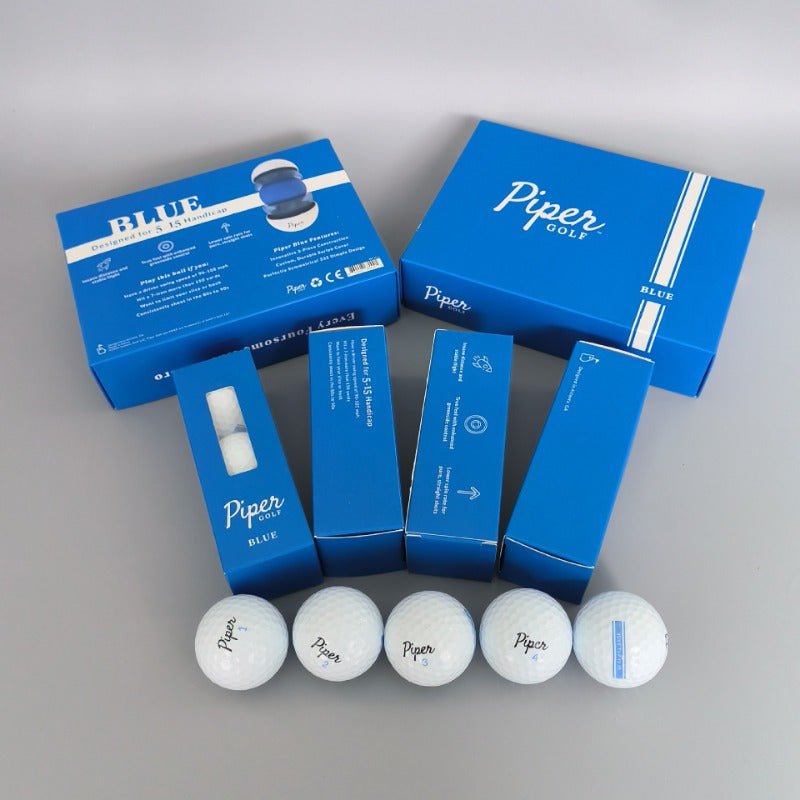 Piper Blue Premium 3 - Layer Golf Ball 12 Pack (Style: Blue Color: White) - Supercart88 - Golf BallPiper Blue Premium 3 - Layer Golf Ball 12 Pack (Style: Blue Color: White)