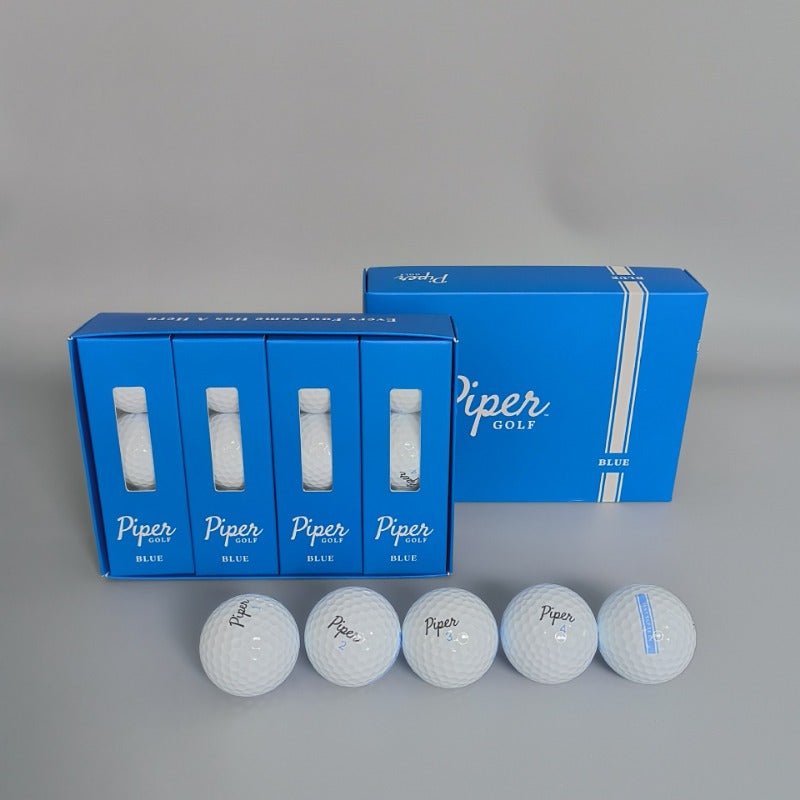 Piper Blue Premium 3 - Layer Golf Ball 12 Pack (Style: Blue Color: White) - Supercart88 - Golf BallPiper Blue Premium 3 - Layer Golf Ball 12 Pack (Style: Blue Color: White)