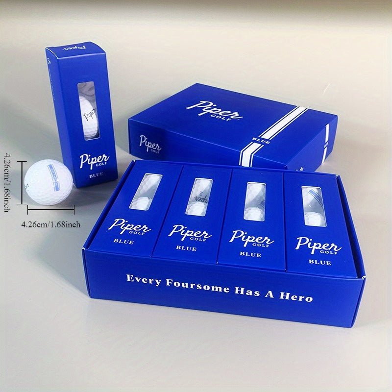 Piper Blue Premium 3 - Layer Golf Ball 12 Pack (Style: Blue Color: White) - Supercart88 - Golf BallPiper Blue Premium 3 - Layer Golf Ball 12 Pack (Style: Blue Color: White)