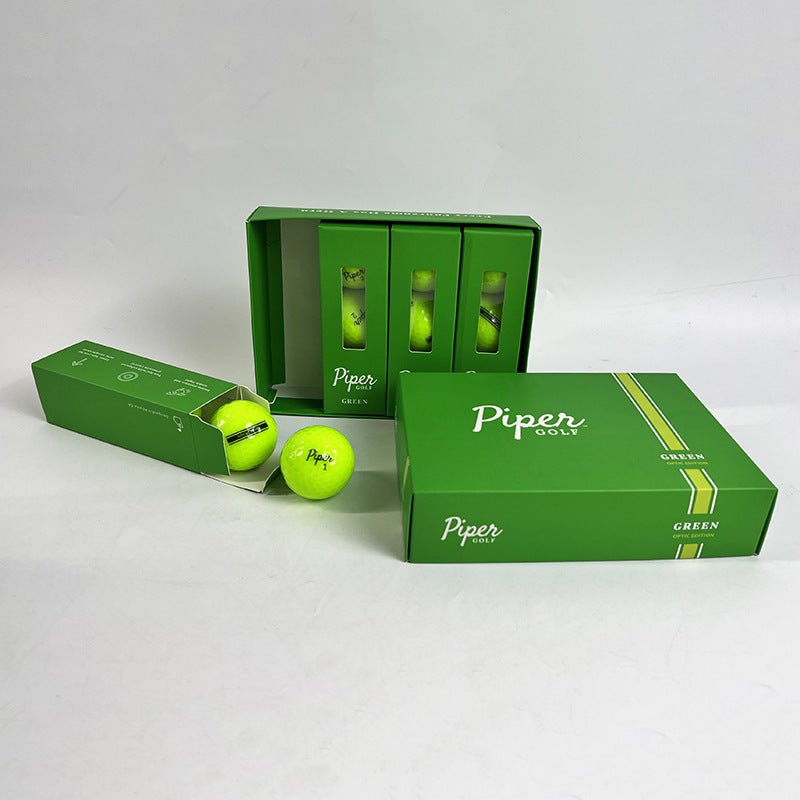 Piper Golf Distance Golf Balls - 12 Pack (Style: Green Color: Bright Yellow) - Supercart88 - Golf BallPiper Golf Distance Golf Balls - 12 Pack (Style: Green Color: Bright Yellow)