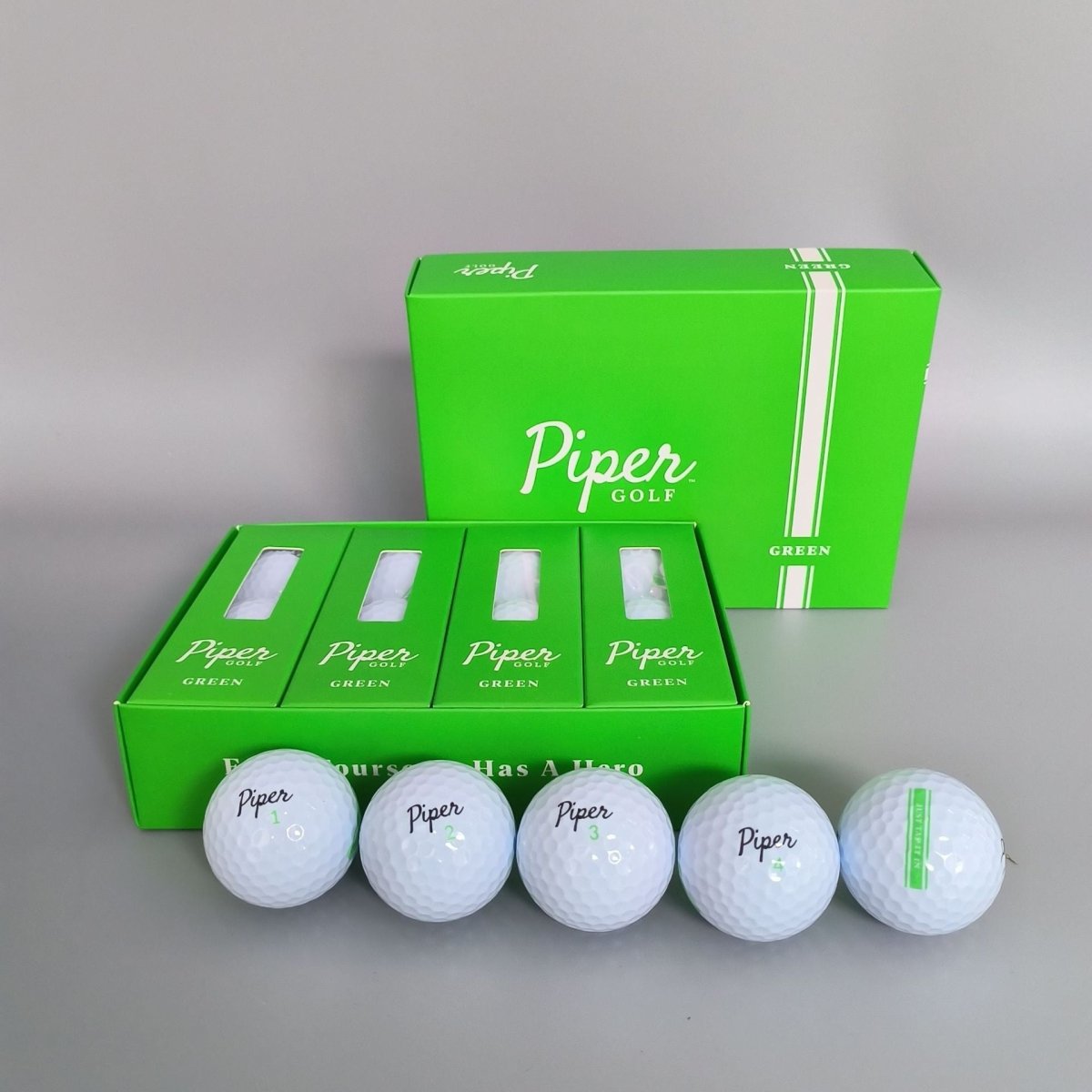 Piper Golf Distance Golf Balls - 12 Pack (Style: Green Color: White) - Supercart88 - Golf BallPiper Golf Distance Golf Balls - 12 Pack (Style: Green Color: White)