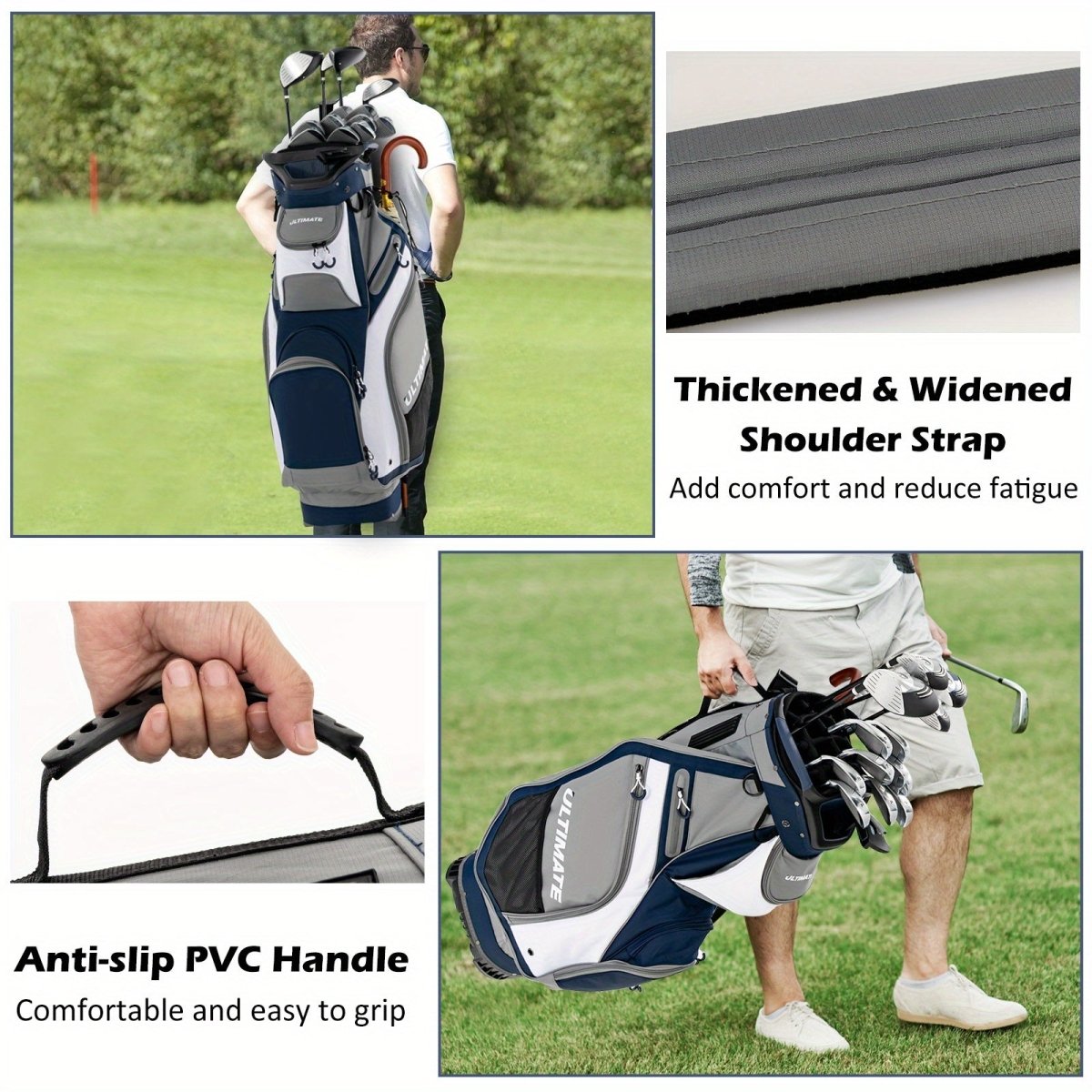 Pro Caddy 14 - Way Golf Cart Bag with Rain Hood - Supercart88 - Golf BagPro Caddy 14 - Way Golf Cart Bag with Rain Hood