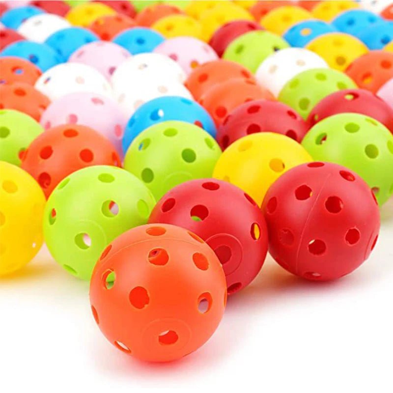 Rainbow Airflow: Practice Golf Balls - 24 Pack - Supercart88 - PlasticRainbow MixRainbow Airflow: Practice Golf Balls - 24 Pack