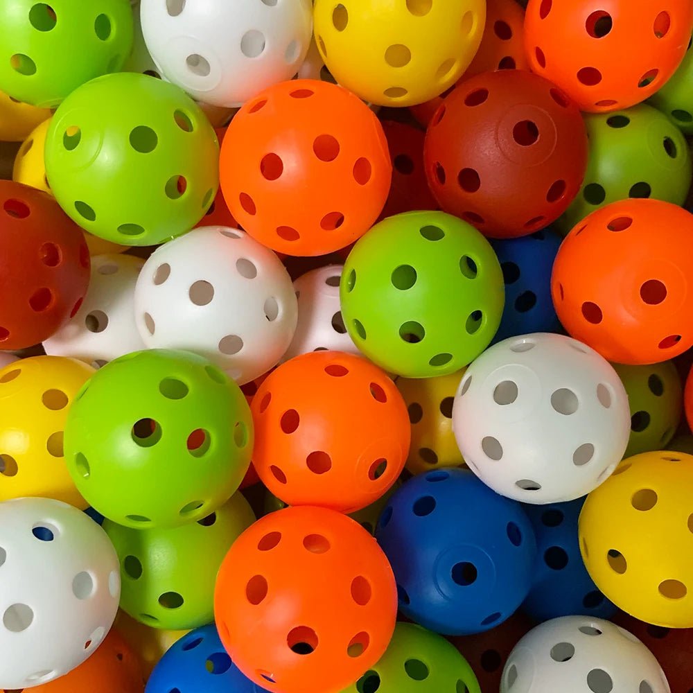Rainbow Airflow: Practice Golf Balls - 24 Pack - Supercart88 - PlasticRainbow MixRainbow Airflow: Practice Golf Balls - 24 Pack
