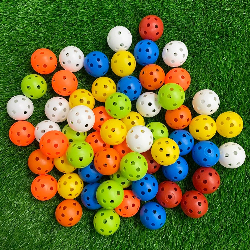 Rainbow Airflow: Practice Golf Balls - 24 Pack - Supercart88 - PlasticRainbow Mix45086354178240