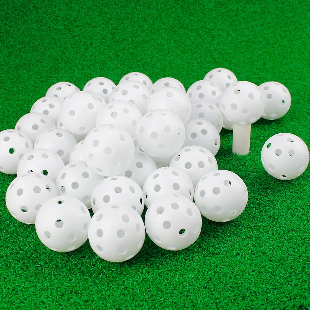 Rainbow Airflow: Practice Golf Balls - 24 Pack - Supercart88 - PlasticClassic White45086354440384