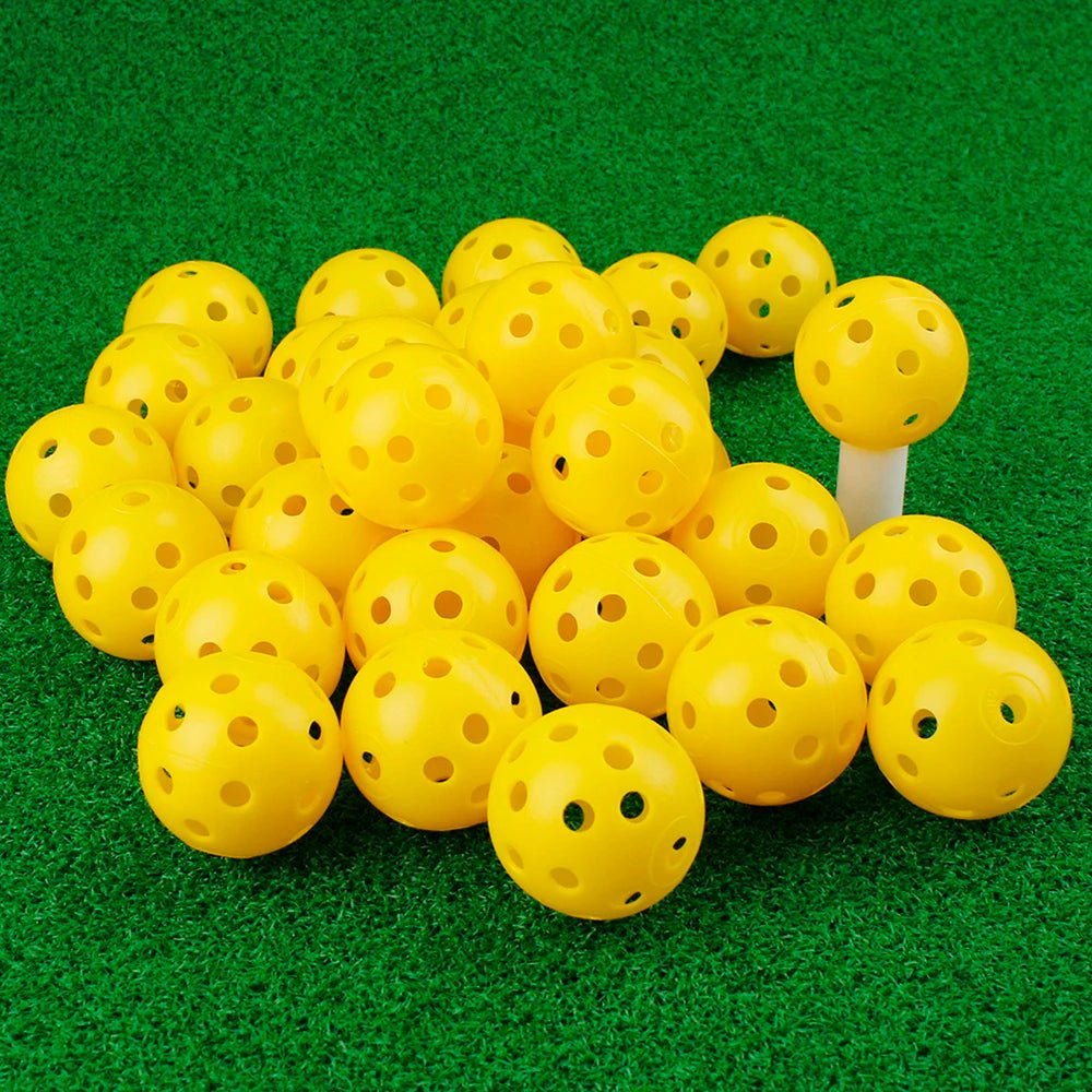 Rainbow Airflow: Practice Golf Balls - 24 Pack - Supercart88 - PlasticSunshine Yellow45086354407616