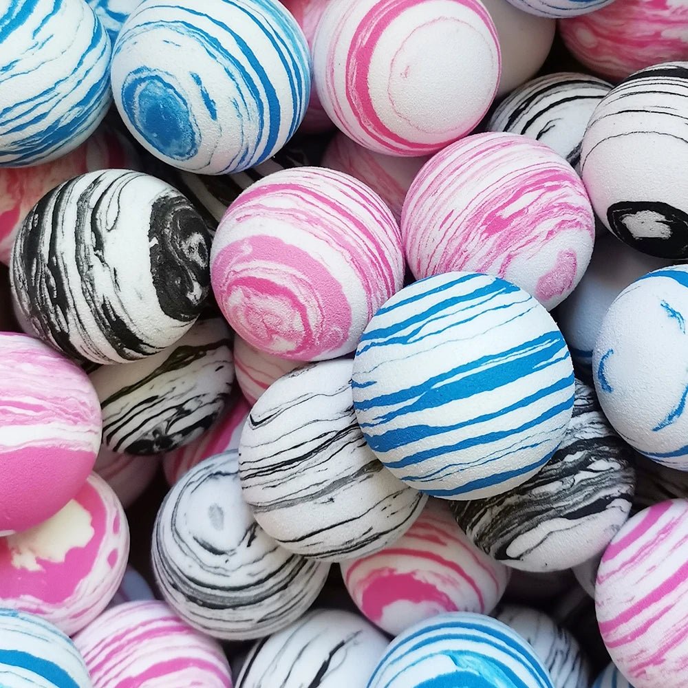 Rainbow Swing: Colorful EVA Foam Golf Balls - Supercart88 - Practice BallsCotton Candy TwirlCotton Candy Twirl 50 colorful EVA foam golf balls