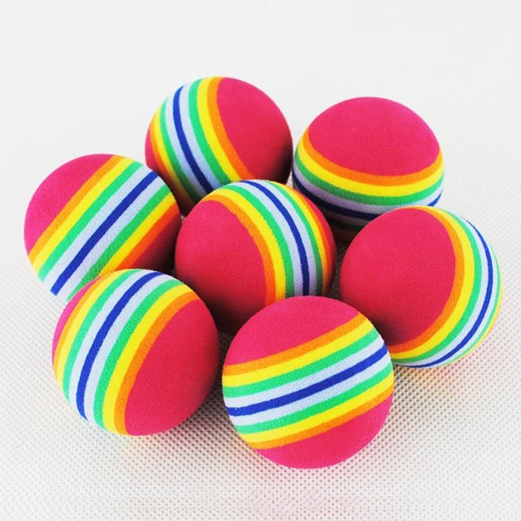 Rainbow Swing: Colorful EVA Foam Golf Balls - Supercart88 - Practice BallsOceanic SwirlTropical Breeze EVA foam golf balls